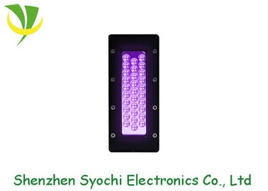 Luz UV de emisión púrpura para la impresión de la pantalla, luz ULTRAVIOLETA del color LED del LED que cura el sistema