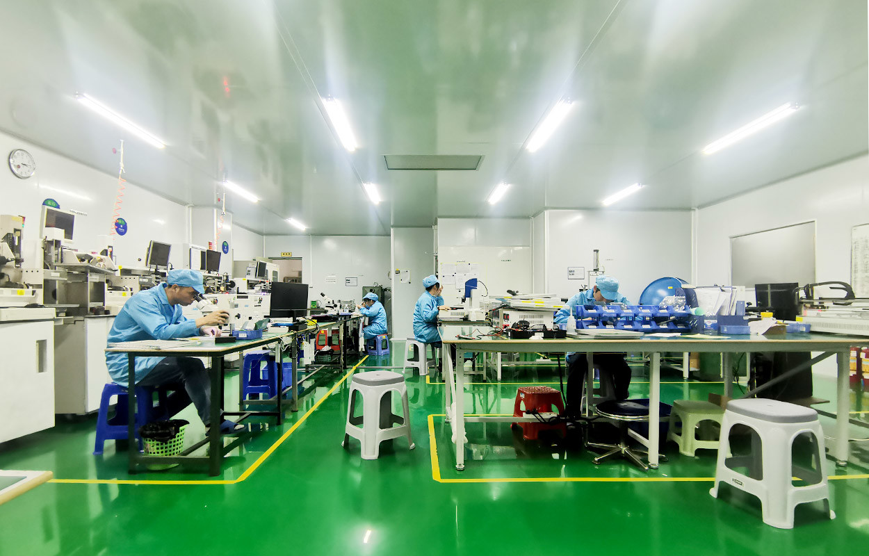 Shenzhen Syochi Electronics Co., Ltd línea de producción de fábrica